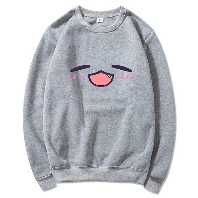 Tako Takodachi Face Hoodie Anime Hololive Hoodies Winter Women Spring/Autumn Tops Unisex Sweatshirt Vintage Harajuku Sudaderas