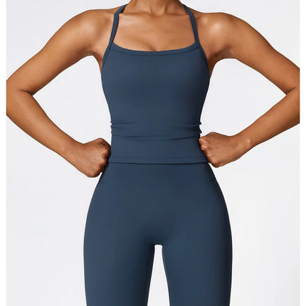 Women Cross Back Yoga Sports Bra Breathable Shock Proof Gym Workout Fitness Push up Top Yoga Running Active Sportswear Vest Bra