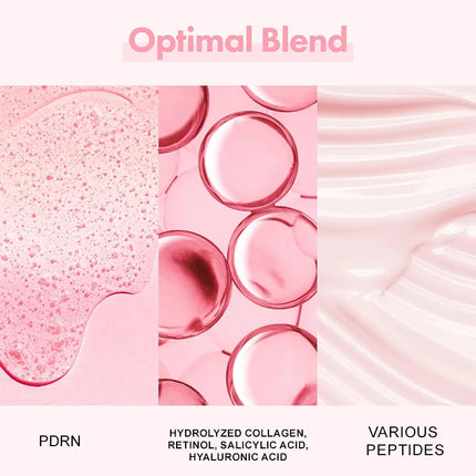 Collagen Peptide Facial Serum Targets Dull Skin Boosts Skin Elasticity Stimulates Skin Renewal Repair Salmon PDRN KOREAN Product