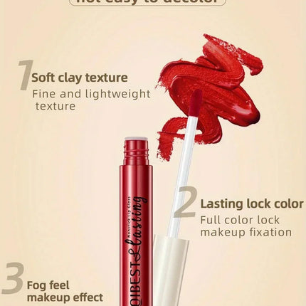 Matte Liquid Lipstick Waterproof Long Lasting Velvet Mate Nude Red Lip Gloss Lint Tube Makeup Cosmetic Lipsticks Lipgloss