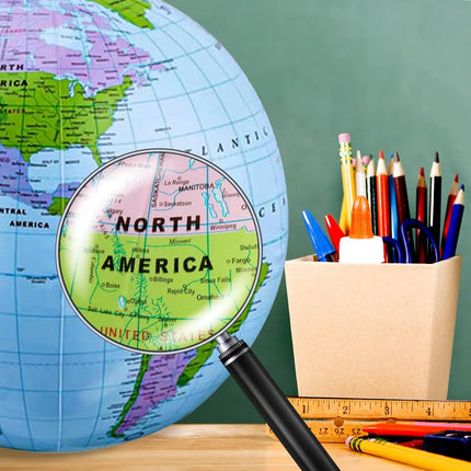1/2/4 PCS Inflatable Globe Blow up World Globe Summer Outdoor PVC Beach Ball for Kids School Classroom Geography Party