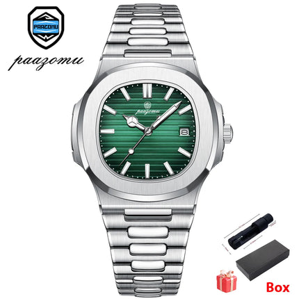 2025 New For Men Fashion Brand Male Watch Waterproof Luminous Stainless Steel Watches  Date Week Casual Quartz Men's Clock Reloj