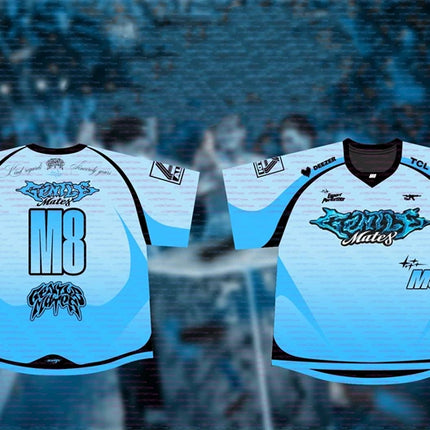 M8 Esports Club 2026 VCT Jersey Gentle Mates Fans Custom ID Uniform Men Summer Breathable Short Sleeve Casual Sportswear Tops