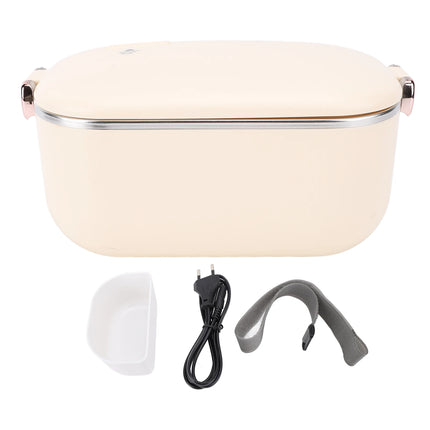 1L Capacity Electric Lunch Box Stainless Steel Bento Box Leakage Proof Portable Food Warmer Heater for Office