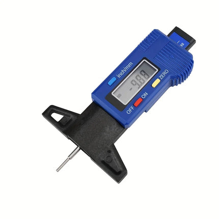 Digital Car Tyre Thickness Gauges Depth Meter For Safe Auto Tyre Tread Monitoring Tyre Wear Detection Measure Caliper Instrument