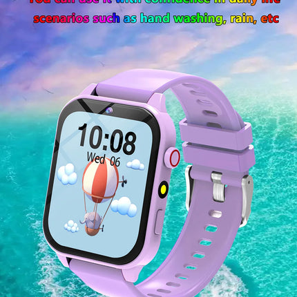 2025 New Smart Watch For Children HD Touch Screen Camera 18 Games Sleep Monitoring Alarm Clock Calculator Birthday Gift Boy Girl