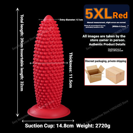 Super Big Anal Dildo Particle Stimulation Anal Plug 6xl Fisting Dilatador Anal Balls Silicone ButtPlug Anal SexToy For Women/Men