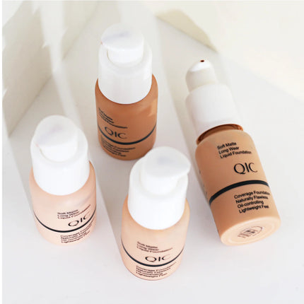 Liquid Foundation Concealer Face Naturally Flawless Matte Oil-Control Waterproof Long Lasting Foundation 30ml 5 Colors Optional