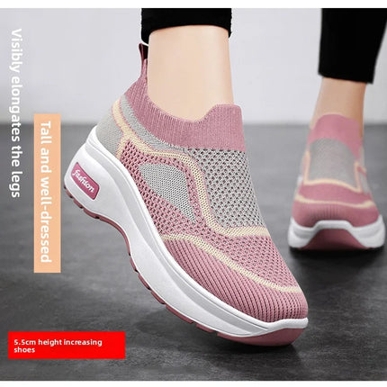 Women's Luxary Chunky Sneakers 2025 trend Fashion Mesh Breathable Shoes for women Sports Running Casual Ladies Fitness Vulcanize