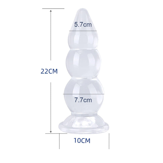 4 Size Anal Beads Dildo Adult Penis Round Balls TPE Dick Erotic Sex Toy Dilator Sexshop Butt Plug Stimulator Prostate Massager