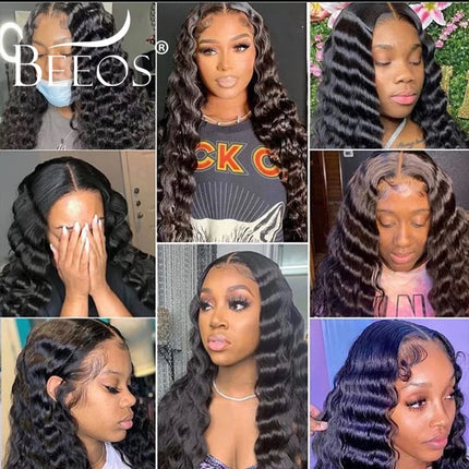 Ultra Fitted Skinlike 13x6 Real HD Lace Frontal Only Deep Wave Pre Plucked Human Hair HD Transaprent Lace Remy Hair Melt Skins