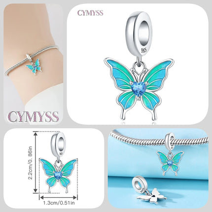 S925 Sterling Silver Charm Bead Angel Prayer Travel Memorial Pendant Fine Birthday Gift Fit Bangle Bracelet Necklace DIY Jewelry