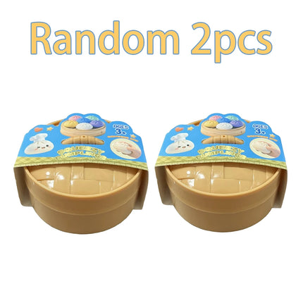 Glitter Dumpling Mystery Box: 6 Colors Random Stress Balls, Aesthetic Desktop Sensory Toy, Creative Office Fidget Gift