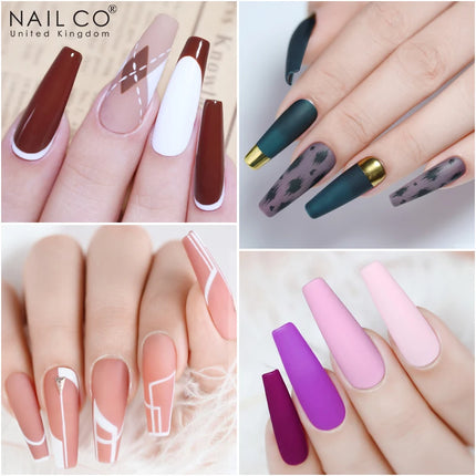 NAILCO Winter Series Color Gel Nail Polish 15ML Semi Permanent Soak Off Gel Varnishes Super Texture Gorgeous Nail Manicure Art