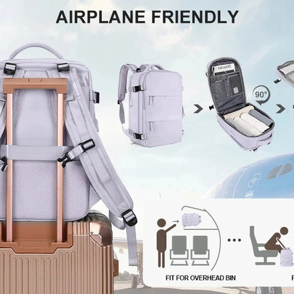 Buylor Travel Backpack 40x20x25 ryanair Cabin Bag Waterproof EasyJet Backpack Carry On 14inch Laptop Backpack Hand Luggage