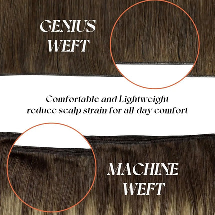 Sunny Hair Genius Weft Hair Extensions Human Hair Sew in Extensions Genius Human Hair Wefts Brazilian Hair For Women