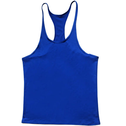 Men's Sports Gym Fitness Tank Top Y Back Fitness Lightweight Shoulder Strap Muscle Fit Tight Fitness Limit T-shirt
