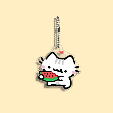 Funny Cat Character Keychain Student Gift Bag Women's Bag Cute Things Gift For Best Friends Wholesale Gifts Kitty