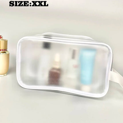 20Custom Waterproof Storage Bag Portable Cosmetic Pvc Bag  Handbag Toiletry Bag Minimalist Transparent Makeup Bag Travel Washbag