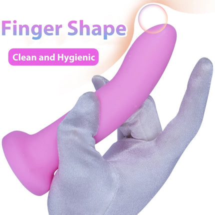 Finger Butt Anal Plug Vaginal/Anus Massage Masturbator Soft Smooth Finger Masturbation G-point Climax Fisting Dildo Adult Supply