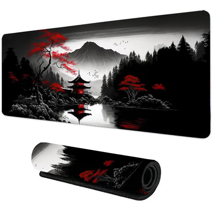 Night Moonlight Large Cool Mouse Pad Laptop Non-slip Esports Office Desk Mat Game Player Mousepad Mini PC Desktop Accessories