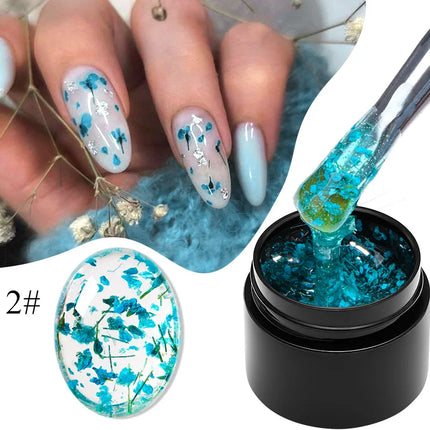 Dried Flower Gel Polish / Gel Fleurs Séchées