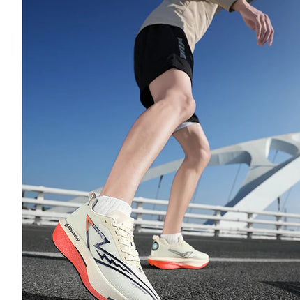 Running Shoes Carbon Board Speciality Marathon Men Sports Breathable Lightweight Women's Comfortable Athletic Nonskid Sneakers