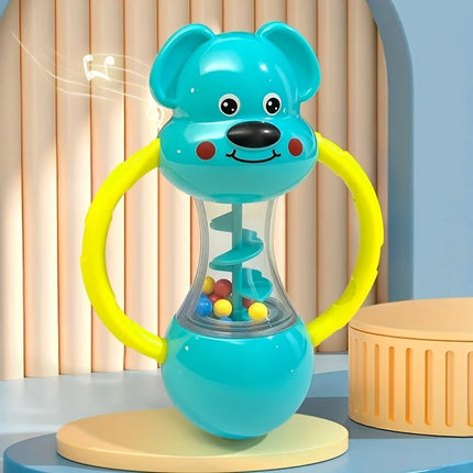 Blue Style Single Head Bell - Vibrant Animal-Themed Musical Instrument for Toddlers, Durable ABS Material, Perfect for Playtime