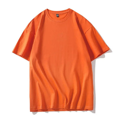 100% Cotton Custom T-Shirt Quality Fashion Women & Men Top Tee Workwear Design Brand Logo Print Clothes Souvenir Team Clothing