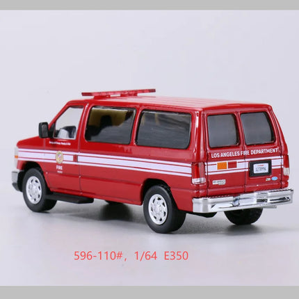596 1/64 Scale E350 Explorer Suburban Tahoe Model Die-cast Alloy Car Model Collectible Decorative Ornament