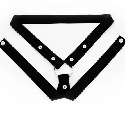 Male Chastity Cage Anti-off Device Elastic Band Auxiliary Belt ONLY Adjustable Ring Rope Les Scrotum Rings