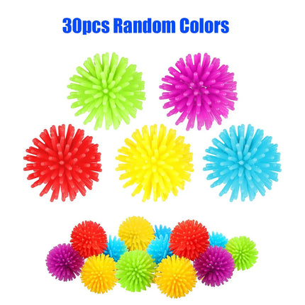 10/30PCS for Kids Boys Girls Adults Random 1.18in Mini Stress Soft Fidget Sensory Balls Toys Multi Color Birthday Party Favors