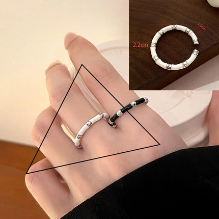 VENTFILLE 925 Sterling Silver Bow Tie Open Finger Ring For Women Gift Cute Design Fashion Jewelry Gift Wholesale
