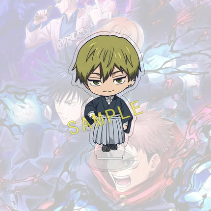 Anime JUJUTSU KAISEN 10CM Acrylic Cute Character Yuta Okkotsu Standing Model Desktop Decoration Fan Gift Keychain