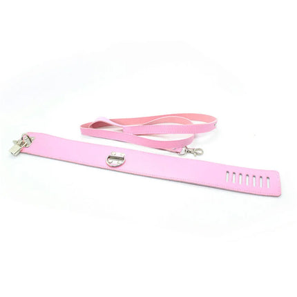 Sexy Collar And Steel Leash Leather Bdsm Fetish Bondage Restraints Adult Game Collars Sex Toys Slave Erotic Neck Ring products