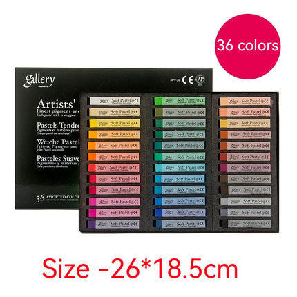Soft Pastel Squares Chalk 24/36/48/72 Colors for Art Painting Drawing Blending Oil Crayons Pastels Sticks Art School Supplies