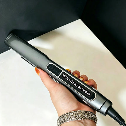 Hair Styling Growth 2in1 Kit Nano Titanium Straightener Red Light Photon Therapy Device Anti Hair Loss Painless