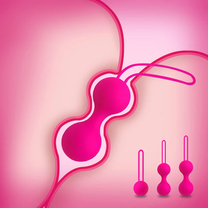 Silicone Kegel Vagina Balls Kegel Trainer for Women Pelvic Floor Muscles Strengthen Tighten Vagina Muscle Balls Adult Sex Toys ﻿