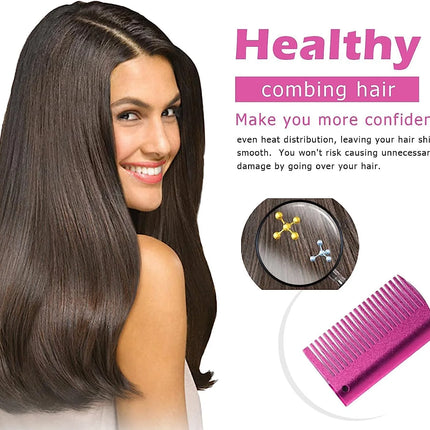 GOIPLE Electric Hot Comb Fast Heating Straightener Curling Iron Curler Brush Styling Tools for Hair Care Lace Wig Styling Set