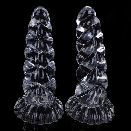 Huge Transparent Realistic Dildo Soft Crystal Jelly Anal Plug Strong Suction Cup Lesbian Masturbator Adult Sex Toy For Men Women