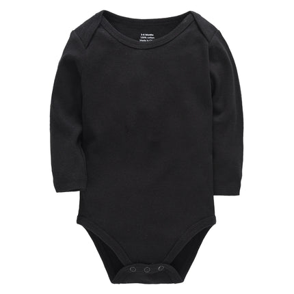 Honeyzone 3PCS Black Baby Boy Clothes Sets Long Sleeve Bodysuit Cotton Soft Jumpsuits Underwear Newborn Loungewear Infant Outfit