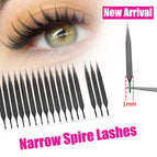 Narrow Spire Lashes / C / 0.07mm|8mm