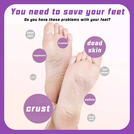 Electric Foot File - Callus Remover for Feet,Adjustable Speed Foot File with 60 Pcs Sandpaper Discs,Professional Pedicure Tool