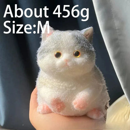 Cute Animal Cat Squishy Toy Ultra Soft Stress Relief Squeeze Fidget Toy Kawaii Sensory Toy for Kids Anxiety Relief Desk Decor