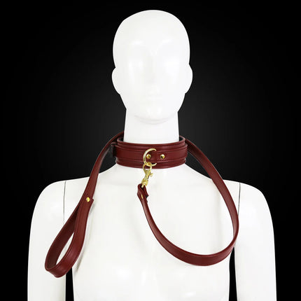 Puppy play fetish Bondage Restraint Neck Collars With Leash,  Erotic Neck Collar Sex Toys For Bondage Adult Games For Couples