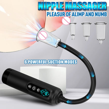Electric Clit Sucker Vibrator Pussy Pump Nipple Sucking BDSM Vacuum Vagina Clitoral 6 Suck Modes Suction Sex Toys for Women