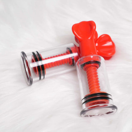 1 pair Breast Nipple Sucker Clitoris Sucker Clamp Breast Vacuum Pump Enlargement G-spot Stimulate Massager Sex Toy For Women Men