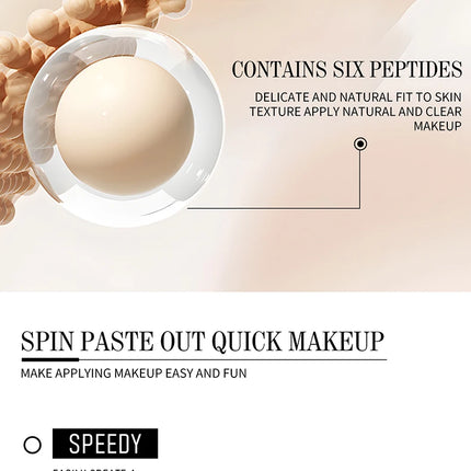 O'CHEAL Perfect Cover Stick Thin And Comfortable Concealer Foundation Cream Stick Instant Natural Waterproof Long-lasting Makeup