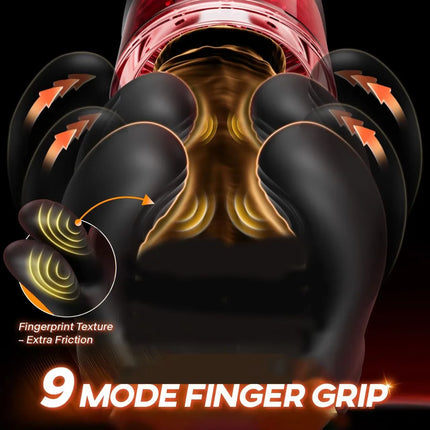 Adult Sex Toy Male Penis Stimulator Massager 9 Vibration Rotation Suction Modes USB Rechargeable Masturbation Cup Adult Supplies