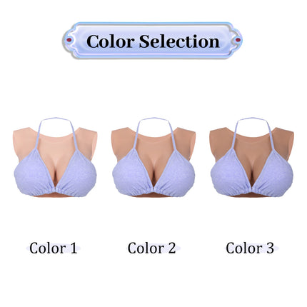 CYOMI Silicone Fake Breast Forms Huge Boobs Chest for Mastectomy Cancer Transgender Crossdresser Cosplay Sissy Drag Queen